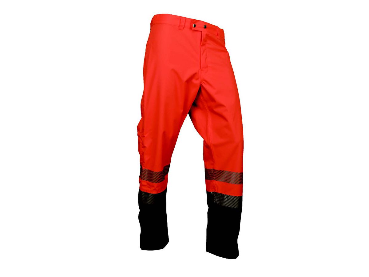 Regenhose EN 20471 SL76 orange/grau