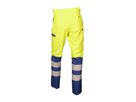 Warn-Bundhose leuchtgelb/royalblau