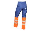 Warn-Bundhose royalblau/leuchtorange