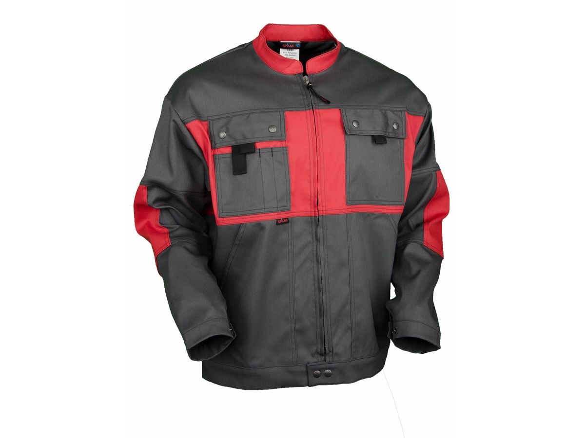 Giacca Swissline stretch grigio scuro/rosso