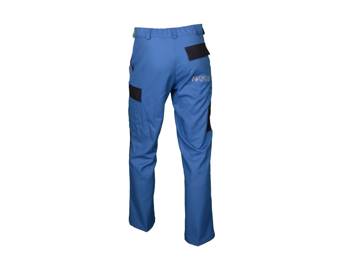 Bundhose Multifunktion Safetyline royalblau/blau