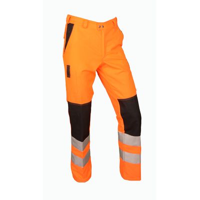 Warn-Bundhose Safetyline orange/schwarz