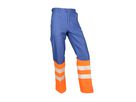 Warn-Bundhose royalblau/leuchtorange