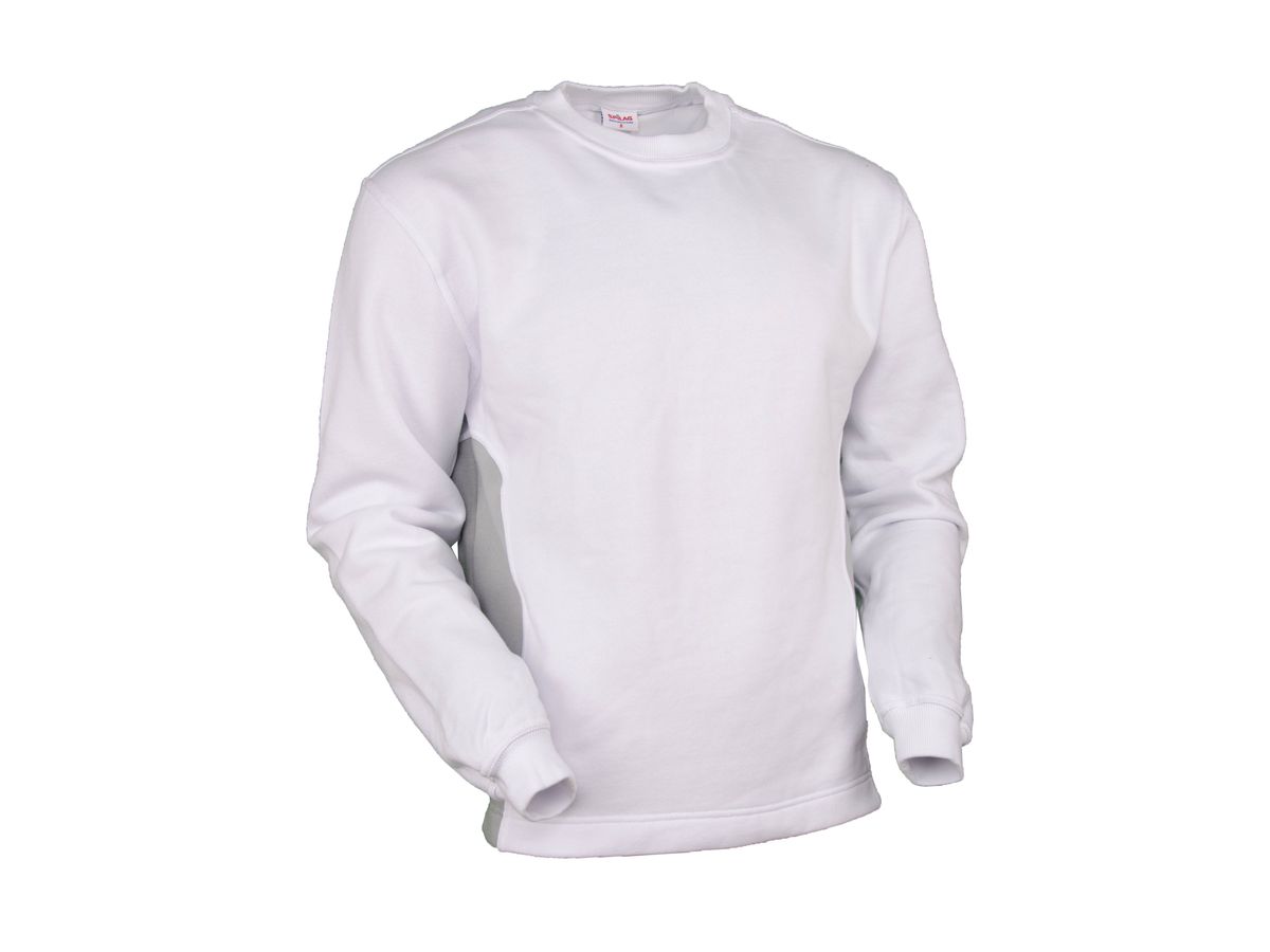 Sweat-Shirt Swissline weiss/hellgrau