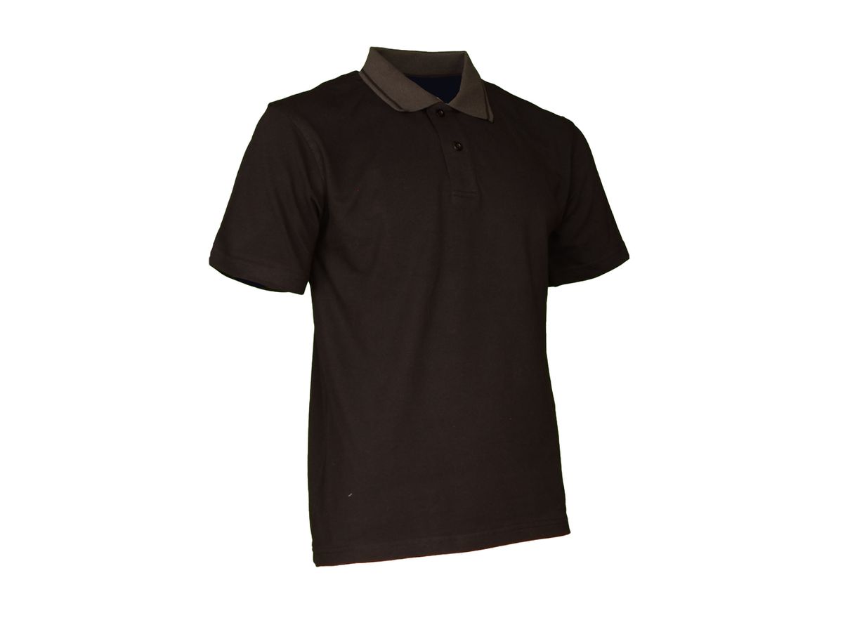 Polo-Shirt Swissline schwarz/anthrazit