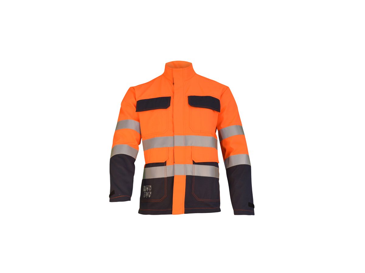 Multi 6-jacket, Textreme 260 orange/navy, WS KL2, normal