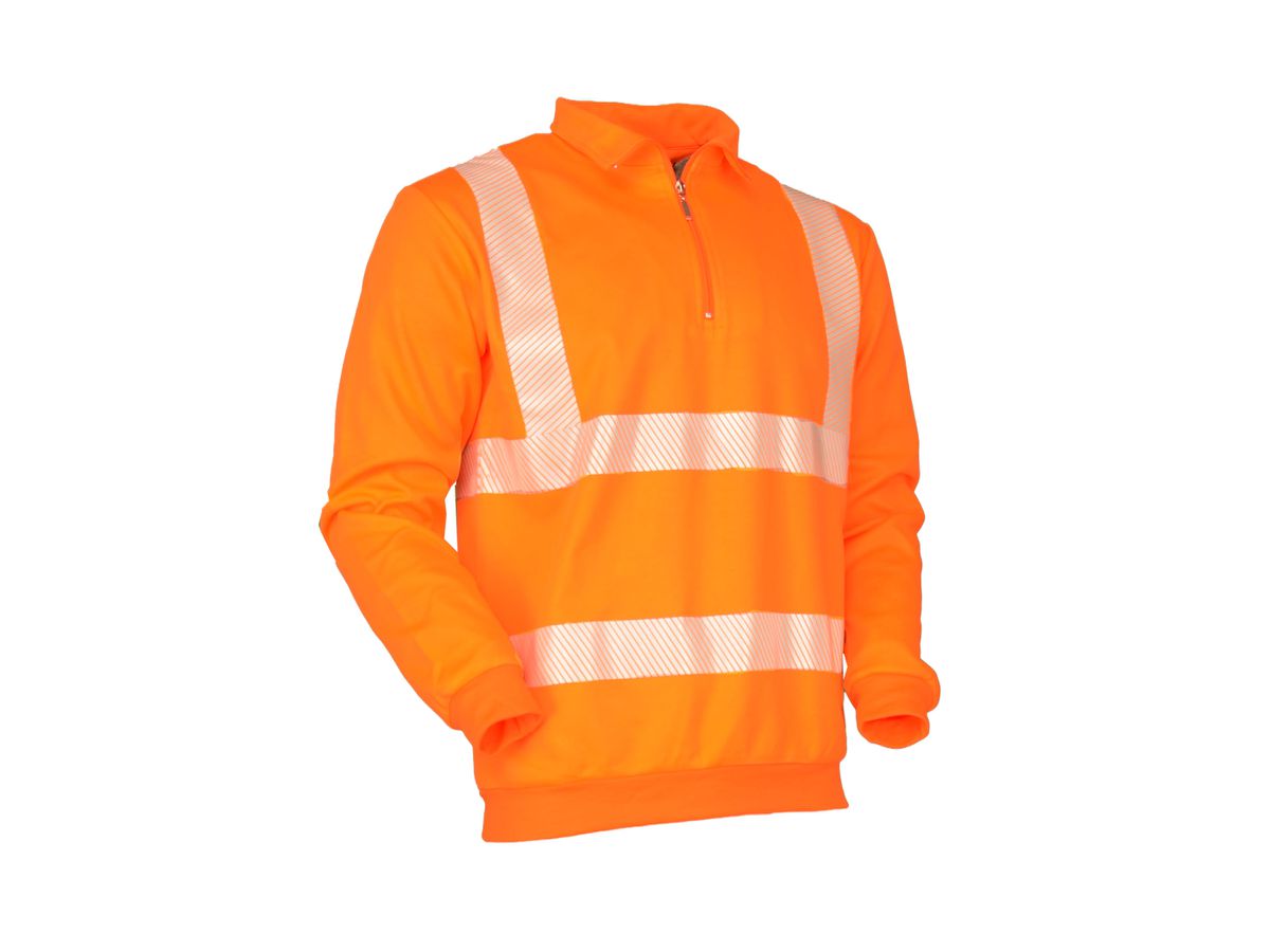 Warn-Rollshirt Langarm Safetyline EN 471 orange