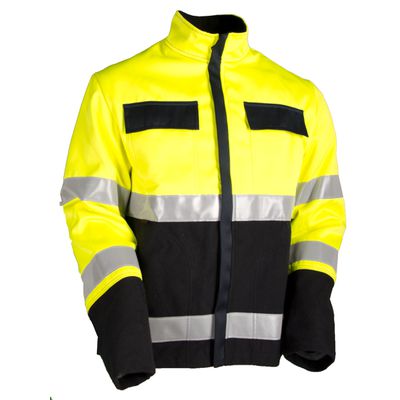 Warn-Fleecejacke Delta Multifunktion gelb/marine,