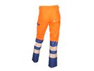 Warn-Bundhose leuchtorange/royalblau