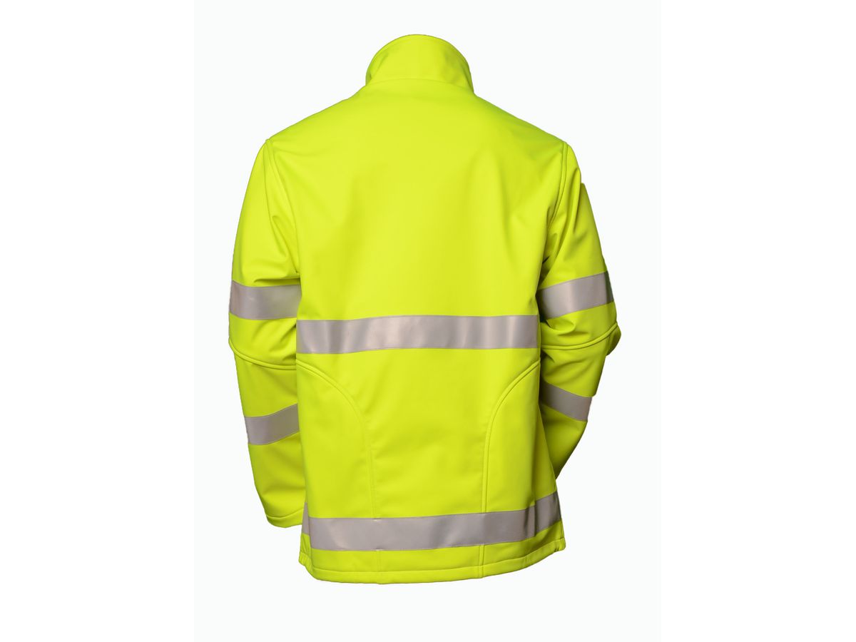 Warn-Softshelljacke Safetyline leuchtgelb