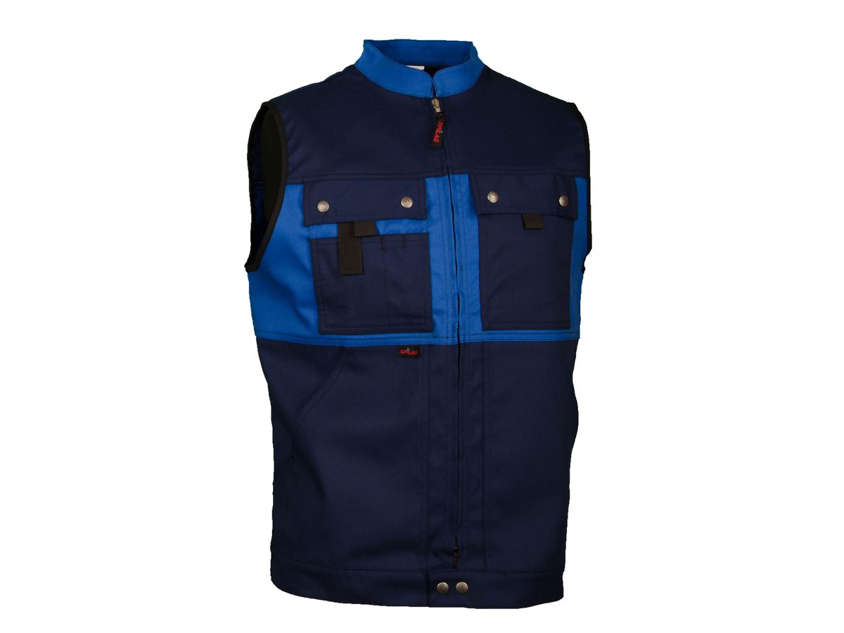 Gilet Swissline stretch blu scuro/blu royal