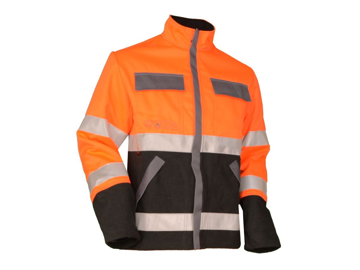 Giacca in pile Safetyline grigio