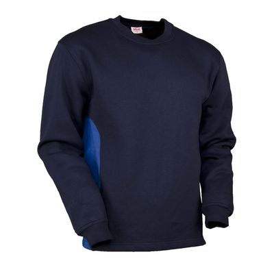 Sweat-Shirt Swissline dunkelblau/royalblau