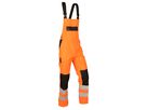 Salopette alta visibilità Safetyline SL EN 20471 arancione/nero
