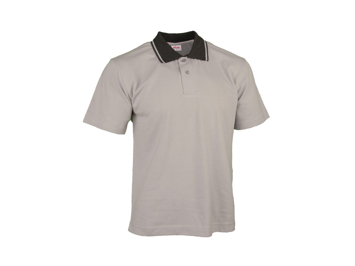 Polo-Shirt Swissline hellgrau/anthrazit