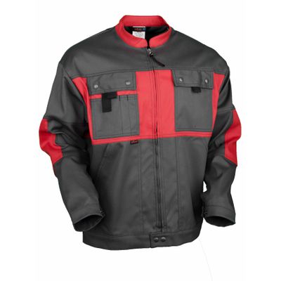 Bundjacke Swissline Stretch dunkelgrau/rot