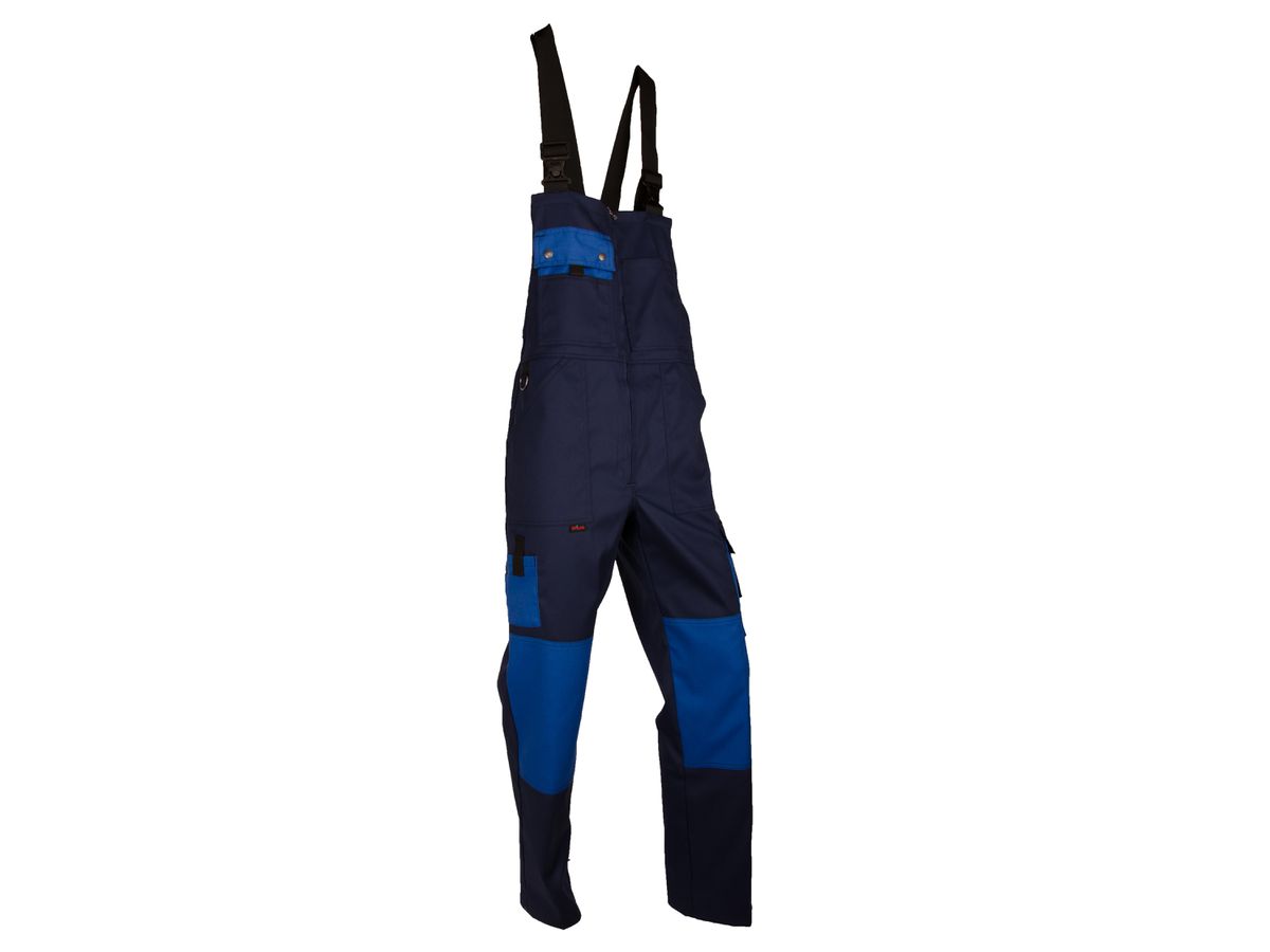 Latzhose Swissline Stretch dunkelblau/royalblau